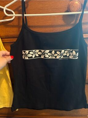 Kavio Black Floral Band Cami